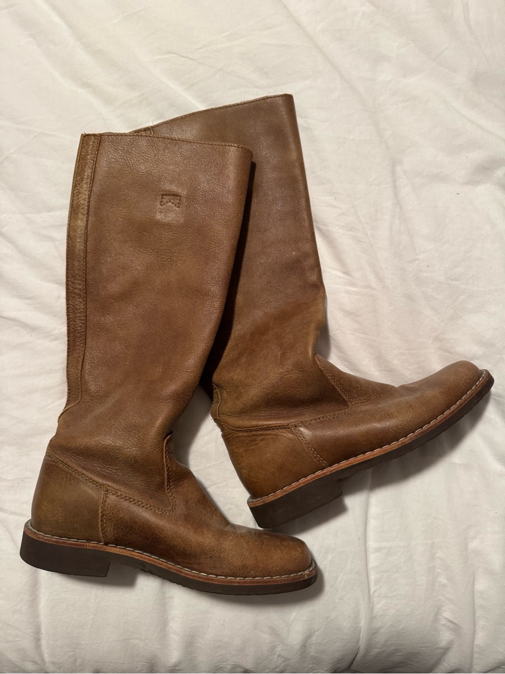 Roots Women's Tribe Leather Boots in Brown